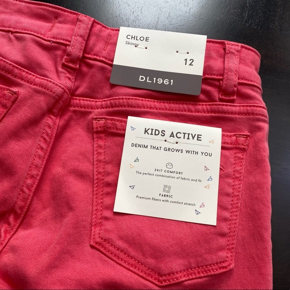 DL1961 Chloe Skinny Denim Girl Pants Size 12 - Picture 6 of 12